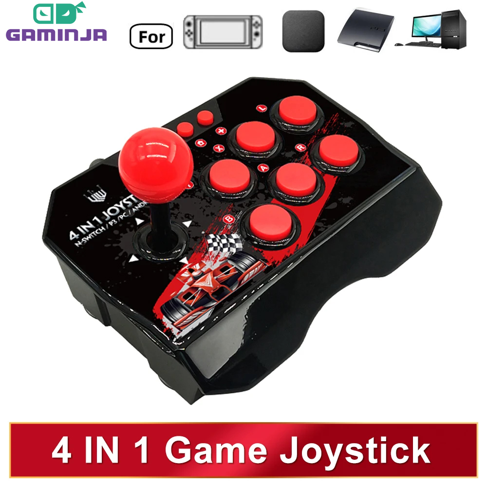 Arcade Game Jackpot - GAMINJA 4-in 1Game 조이스틱(3M USB 케이블